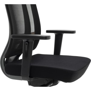 Silla ergonómica OTAWA, ajustable, en negro