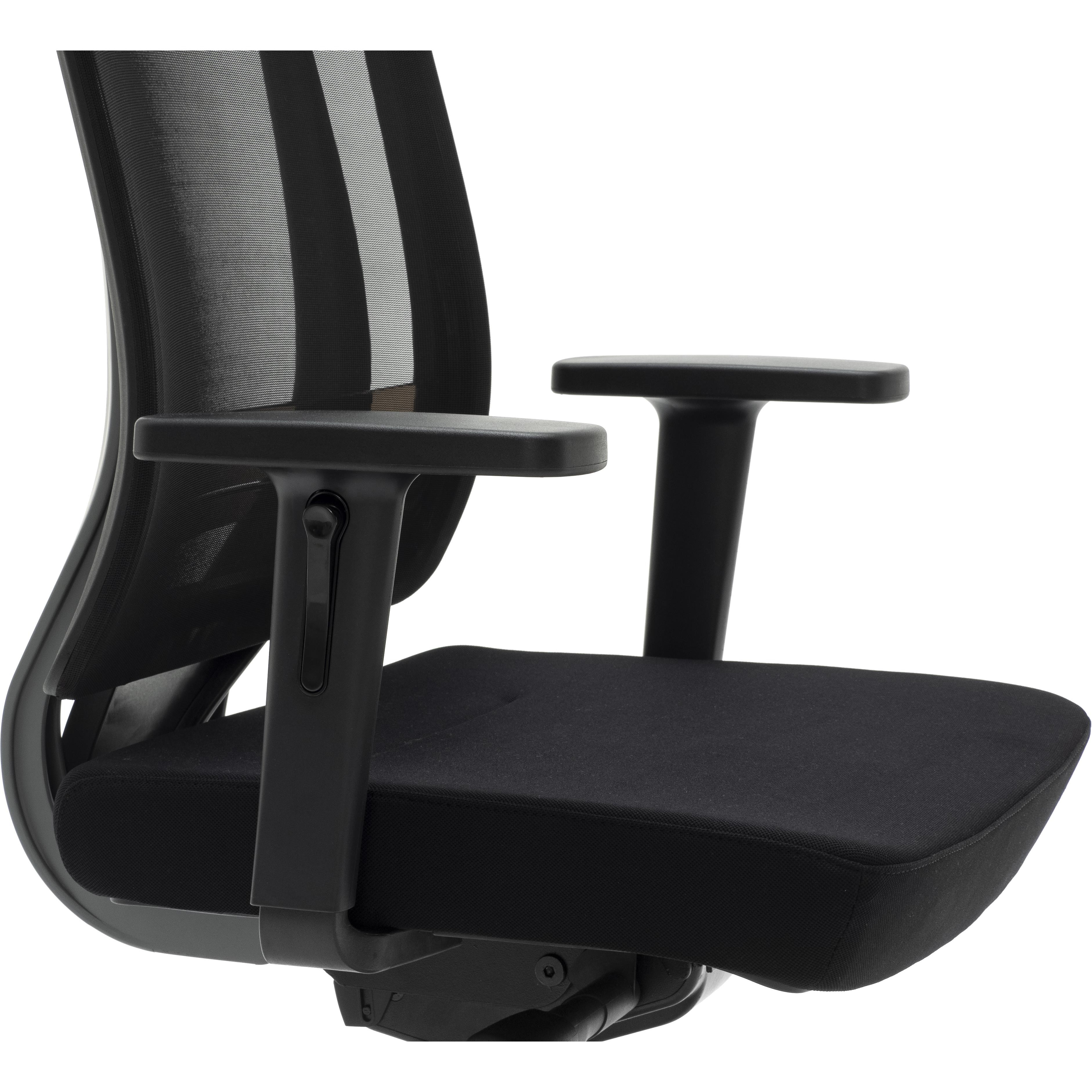 Silla Ergonómica OTAWA, Uso 8 horas, Gran Diseño, Ajustable, En Negro