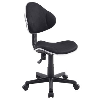 Silla escritorio Juvenil BASTER, en malla transpirable, color negro