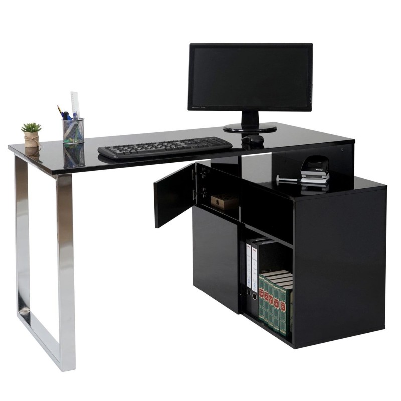Mesa para Ordenador KATEL en Madera color Negro