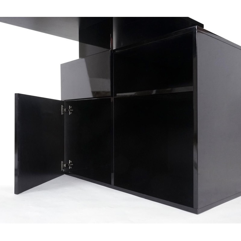 Mesa para Ordenador KATEL en Madera color Negro
