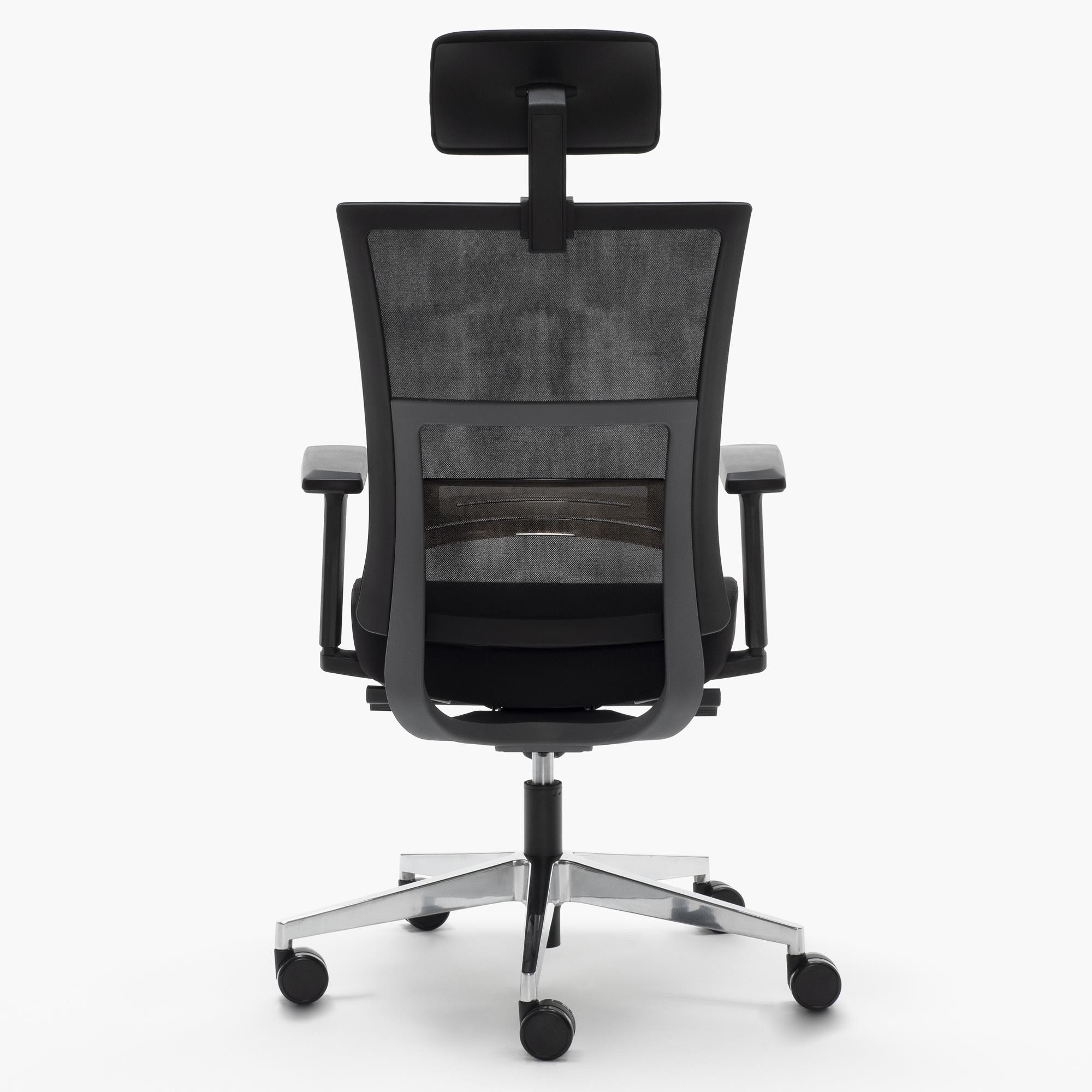 Silla Ergonómica EDMONTON, Uso Profesional 8 horas, Gran Calidad y Diseño, En Negro