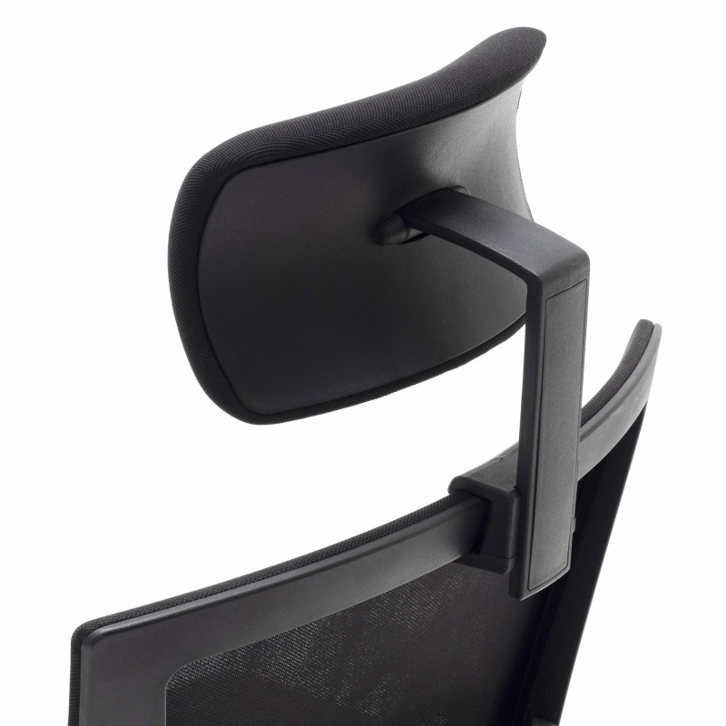 Silla ergonómica EDMONTON, gran calidad, en negro