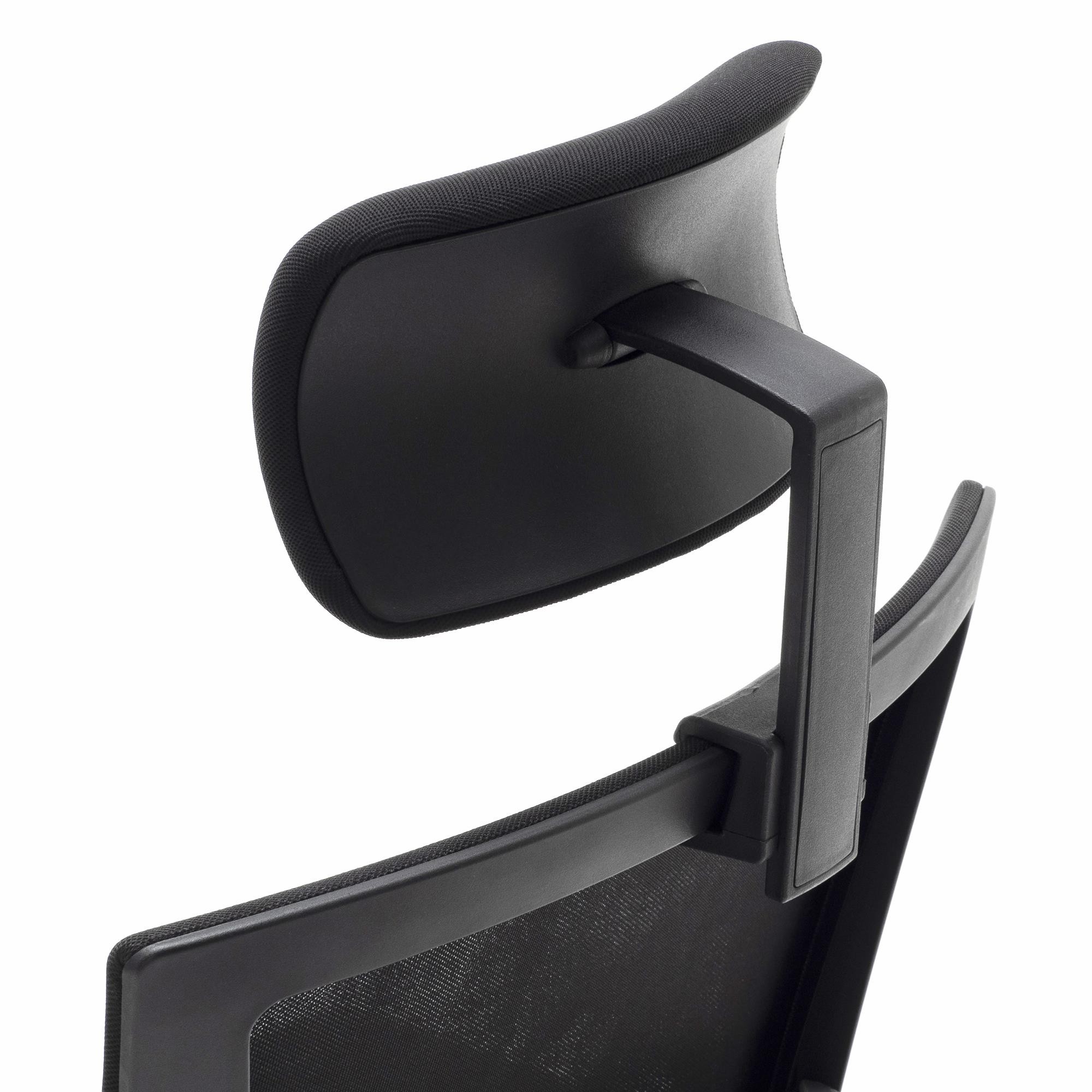 Silla Ergonómica EDMONTON, Uso Profesional 8 horas, Gran Calidad y Diseño, En Negro
