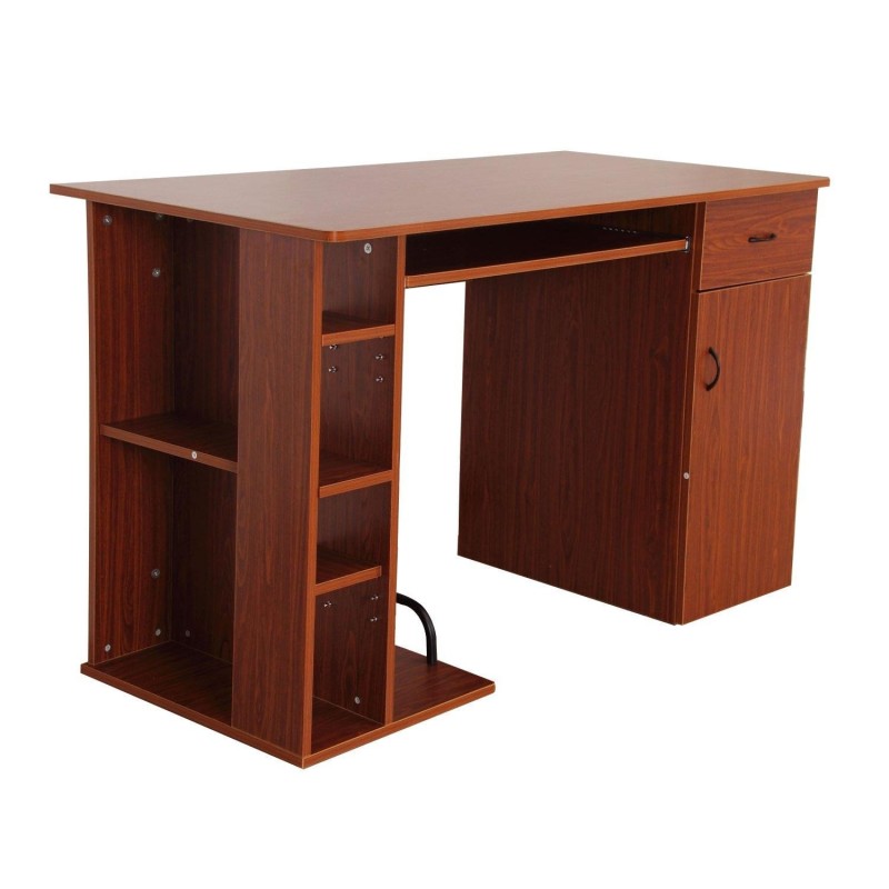 Mesa de ordenador GUINEA en madera color negro