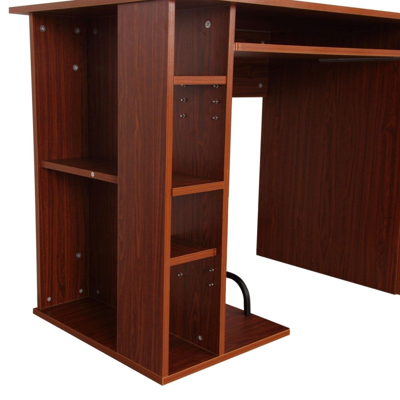 Mesa de ordenador GUINEA en madera color negro