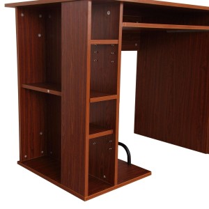 Mesa de ordenador GUINEA en madera color negro