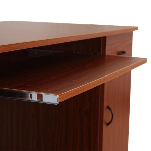 Mesa de ordenador GUINEA en madera color negro