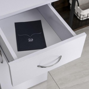 Mesa de ordenador GUINEA en madera color negro
