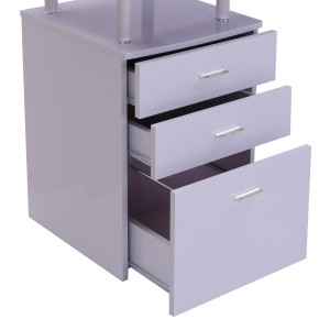 Mesa de Oficina TEKAWI en Madera color Blanco