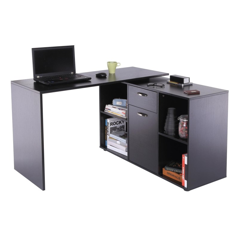 Escritorio de Diseño SUKA en Madera color Negro