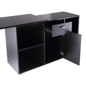Escritorio de Diseño SUKA en Madera color Negro