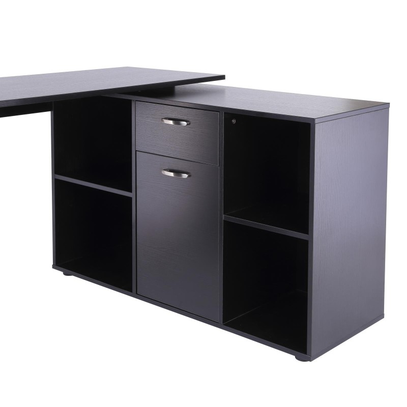 Escritorio de Diseño SUKA en Madera color Negro