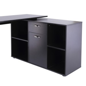 Escritorio de Diseño SUKA en Madera color Negro