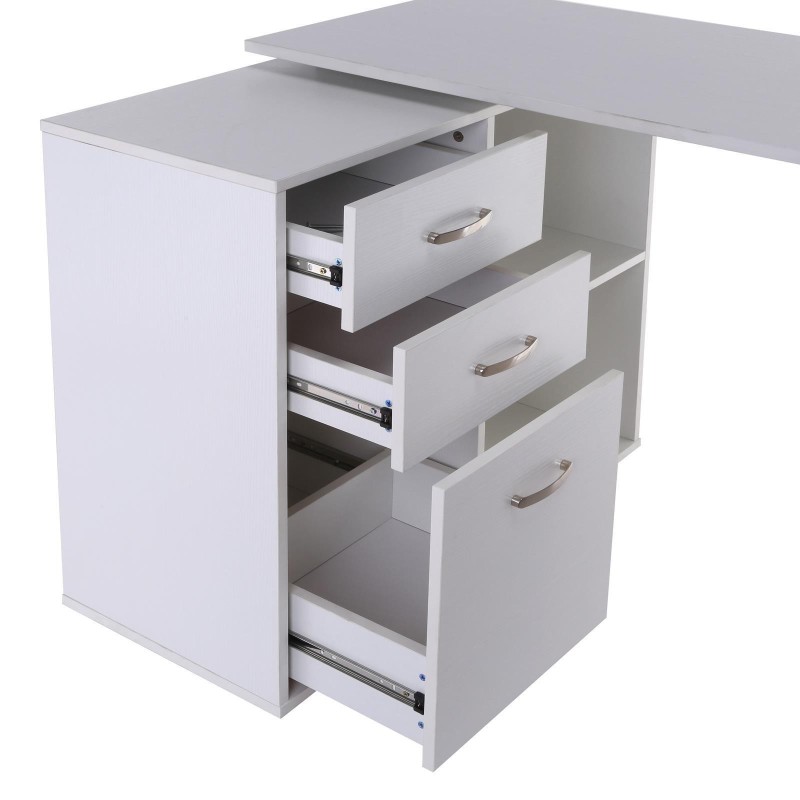 Mesa de Oficina CANDA en Madera color Blanco