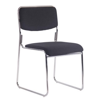 Silla de Confidente MAUI en Tela Negra