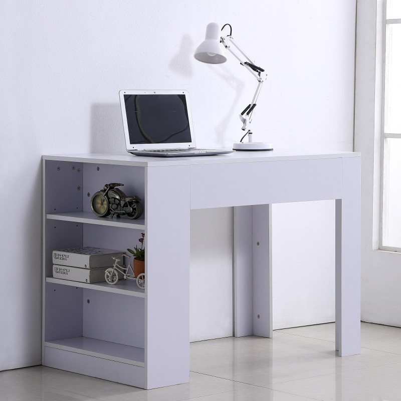 Mesa para Ordenador NELA en Madera color Blanco