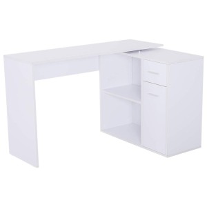 Mesa de Oficina YASER en Madera color Blanco