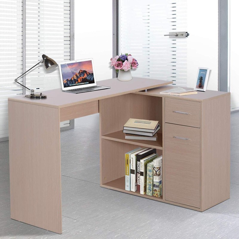 Mesa de Oficina YASER en Madera color Blanco