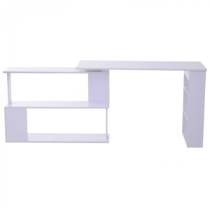 Mesa de Oficina PLAMEN en Madera color Blanco