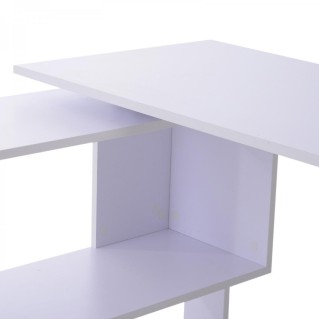 Mesa de Oficina PLAMEN en Madera color Blanco 2