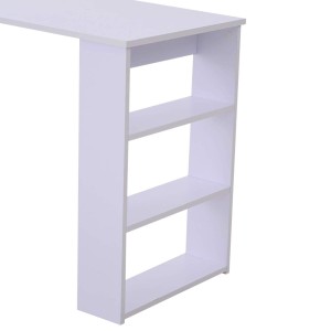 Mesa de Oficina PLAMEN en Madera color Blanco