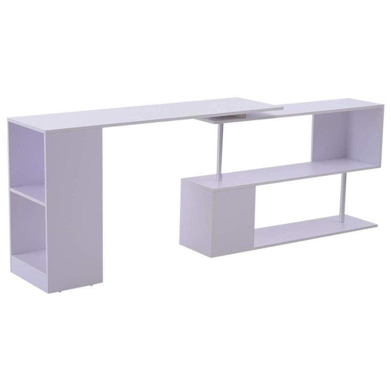 Mesa de Oficina DOREAN en Madera color Blanco