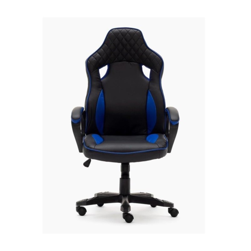Silla gaming HAMILTON, basculante, en negro y azul