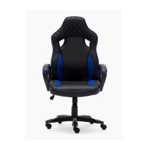 Silla gaming HAMILTON, basculante, en negro y azul