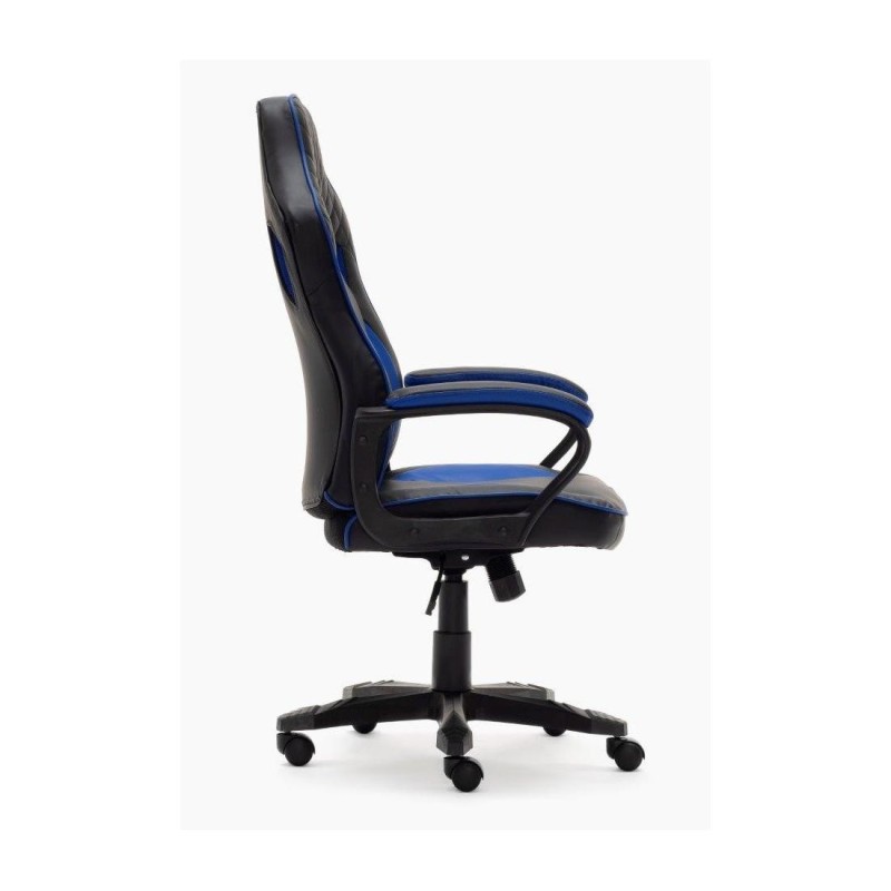 Silla gaming HAMILTON, basculante, en negro y azul