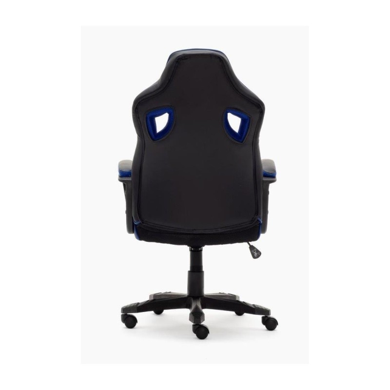 Silla gaming HAMILTON, basculante, en negro y azul