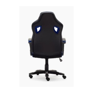Silla gaming HAMILTON, basculante, en negro y azul