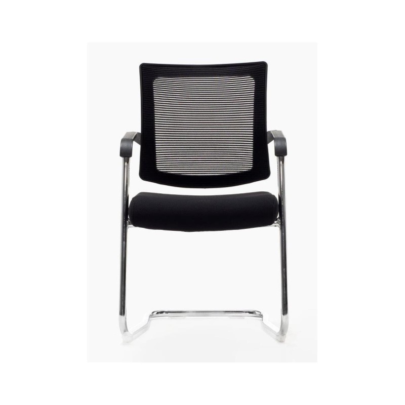 Lote 4 sillas confidente WISTER, en color negro