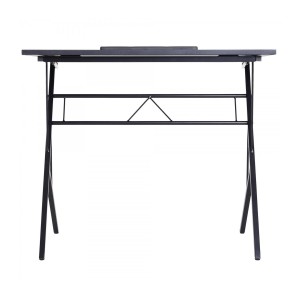 Mesa inclinable BEKIR en Metal y Madera color Negro