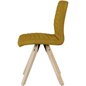 Lote de 2 Sillas de Confidente MALIK en color Amarillo