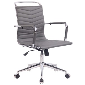 Silla de Oficina SIGRID en Piel Negra