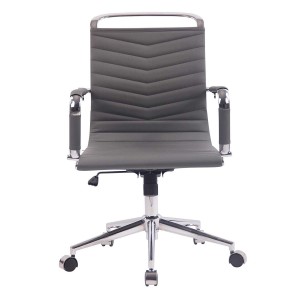 Silla de Oficina SIGRID en Piel Negra