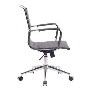 Silla de Oficina SIGRID en Piel Negra
