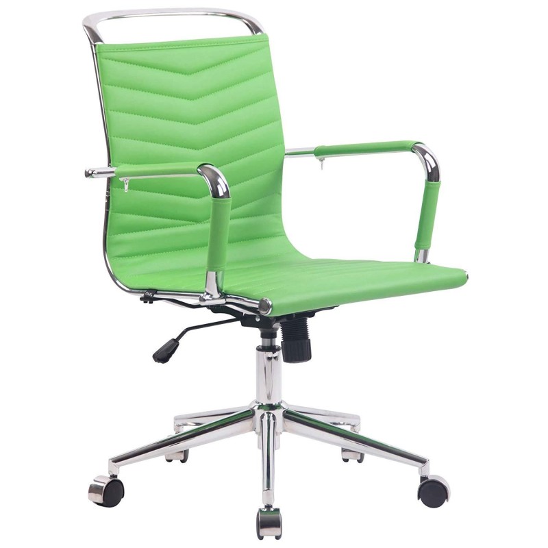 Silla de Oficina SIGRID en Piel Negra