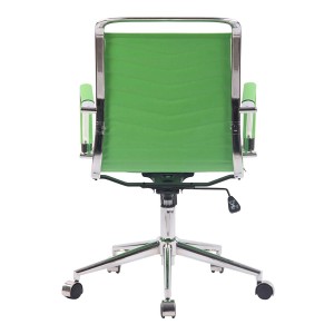 Silla de Oficina SIGRID en Piel Negra