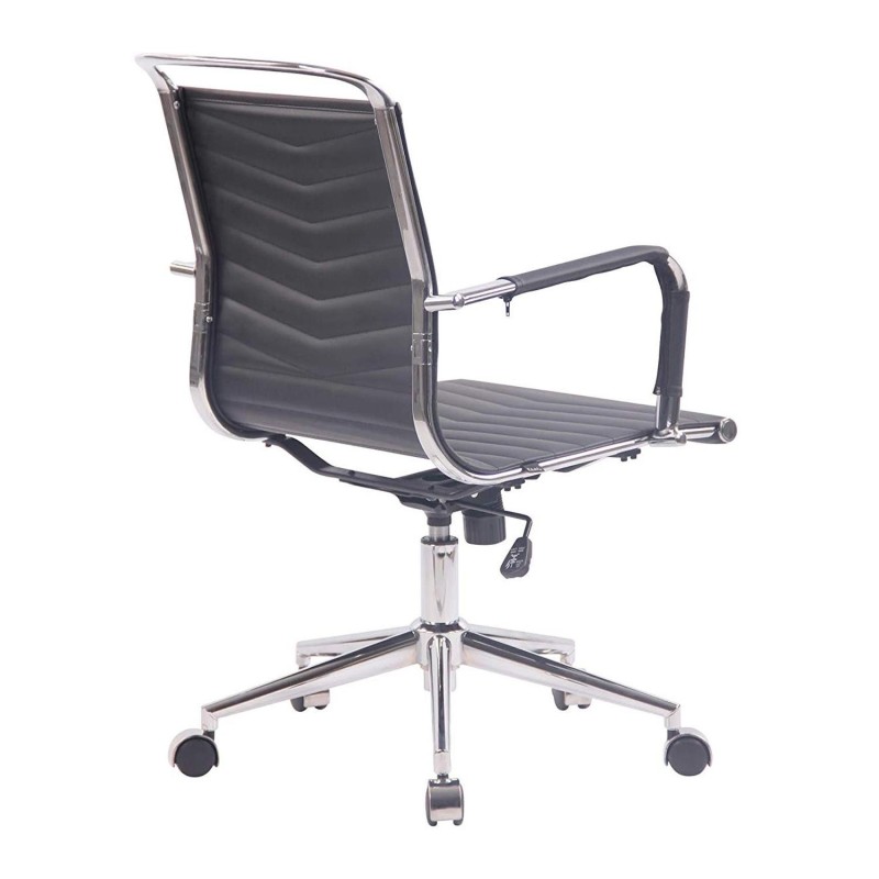 Silla de Oficina SIGRID en Piel Negra