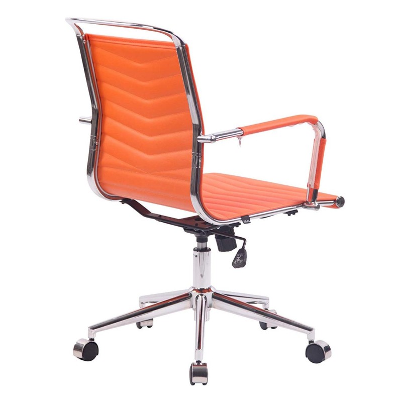 Silla de Oficina SIGRID en Piel Negra