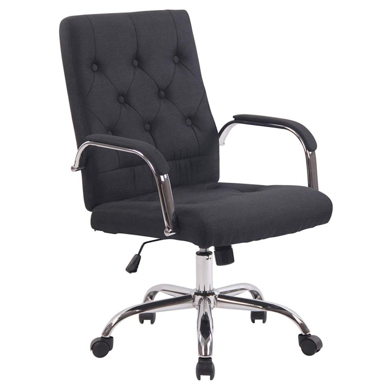 Silla de oficina NESI en tela color negro