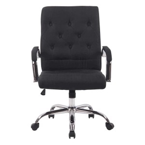Silla de oficina NESI en tela color negro