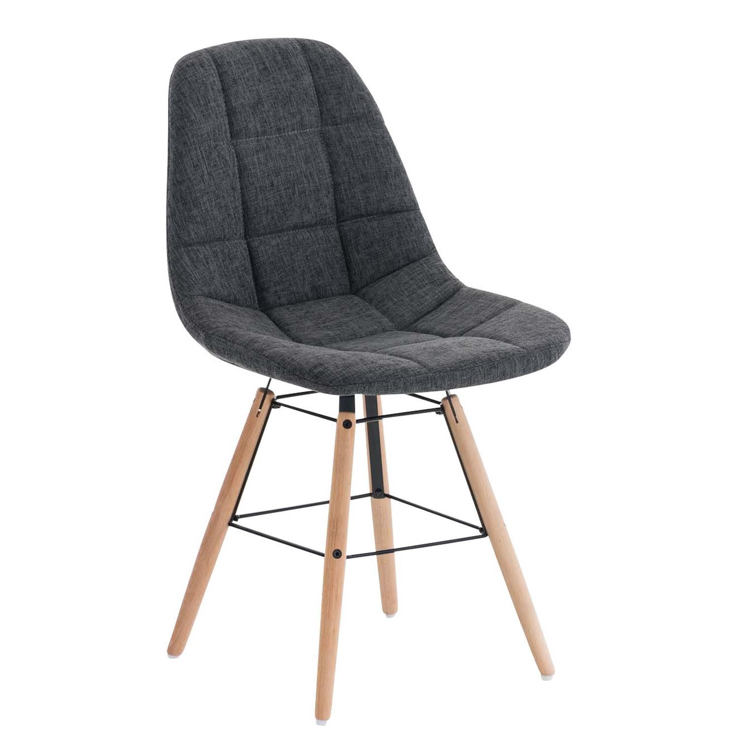 Silla de Confidente TOMMY TELA, Exclusivo Diseño, Color Negro