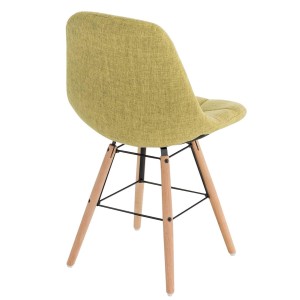Silla de Confidente TOMMY, Madera Haya y Tela Negra
