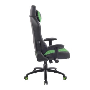 Silla gaming MAXIM en piel color negro