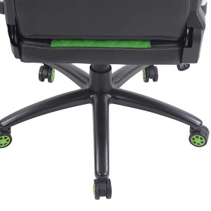 Silla gaming MAXIM en piel color negro