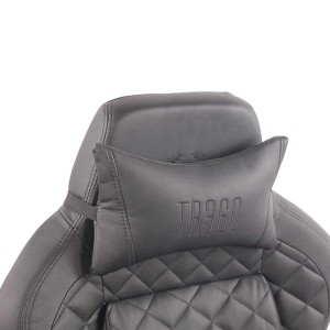 Silla gaming MAXIM en piel color negro