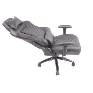 Silla gaming MAXIM en piel color negro